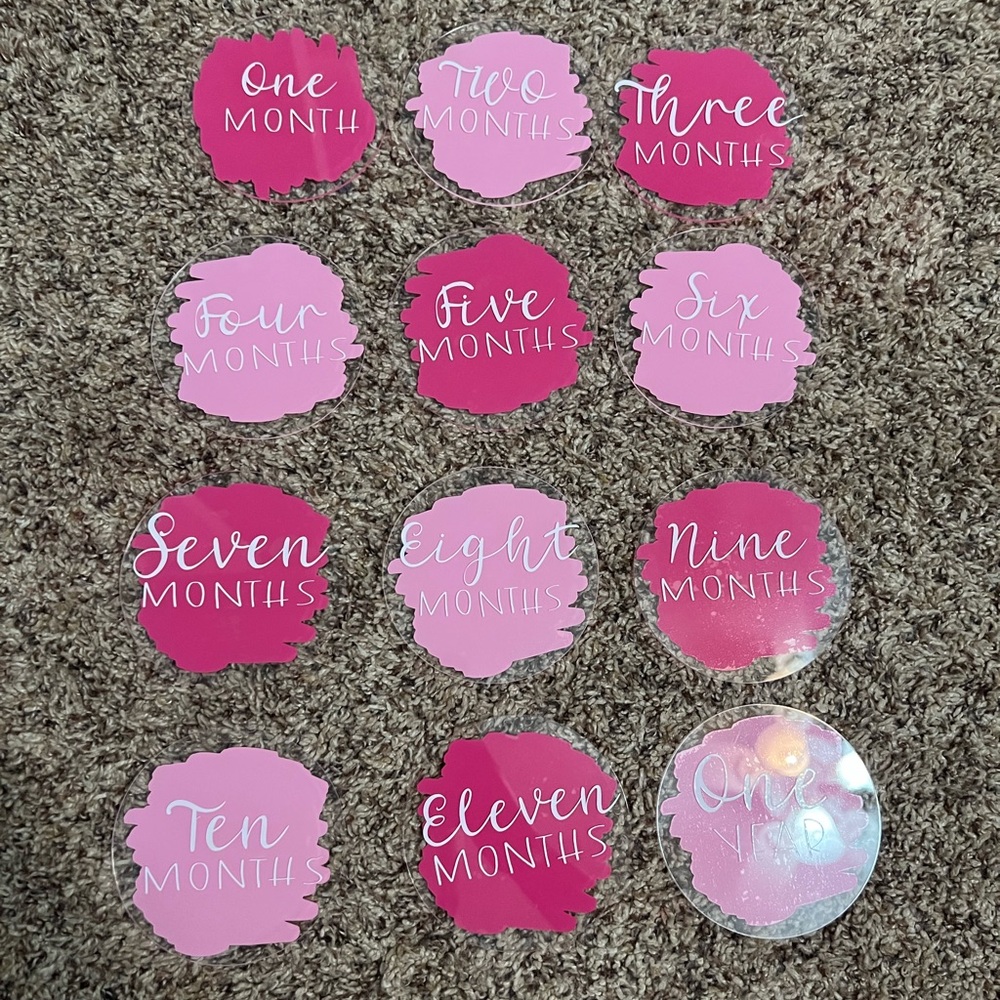 Baby month planks
